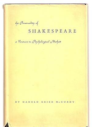 Image du vendeur pour The Personality of Shakespeare: A Venture in Psychological Method mis en vente par biblioboy