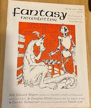 Imagen del vendedor de Fantasy Newsletter November 1981 Vol. 4 No. 11, Whole #42 a la venta por biblioboy