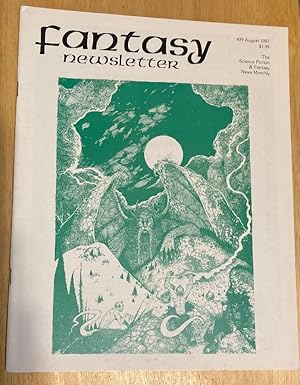 Seller image for Fantasy Newsletter August 1981 Vol. 4 No. 8, Whole #39 for sale by biblioboy