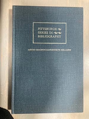 Imagen del vendedor de Ross Macdonald / Kenneth Millar A Descriptive Bibliography Pittsburgh Series in Bibliography Photos in this listing are of the book that is offered for sale a la venta por biblioboy