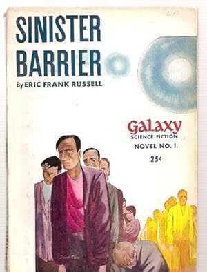 Seller image for Sinister Barrier Galaxy Science Fiction Novel No. 1 for sale by biblioboy