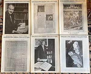 The American Book Collector 1969 6 Issues January, February, March, Summer, September, November-D...