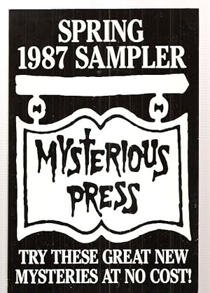 Image du vendeur pour Mysterious Press Spring 1987 Sampler mis en vente par biblioboy