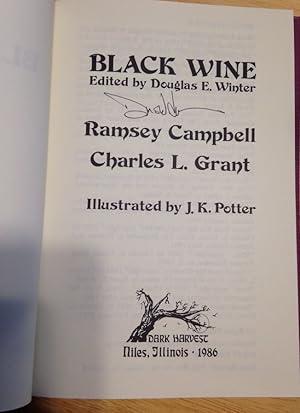 Seller image for Black Wine for sale by biblioboy