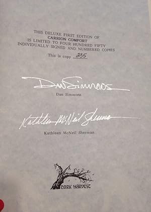 Carrion Comfort by Dan Simmons Carrion Comfort by Dan Simmons