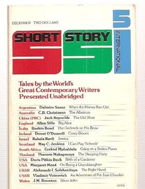 Imagen del vendedor de Short Story International Volume 1 No. 5 December 1977 Tales by the World's Great Contemporary Writers Presented Unabridged a la venta por biblioboy