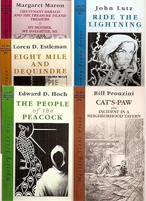 Imagen del vendedor de The People of the Peacock, Eight Mile and Dequindre, Lieutenant Harald and the Treasure Island Treasure & My Mother, My Daughter, Me; Cat's-paw Plus Incident in a Neighborhood Tavern, Ride the Lightning Lot of 5 Books a la venta por biblioboy