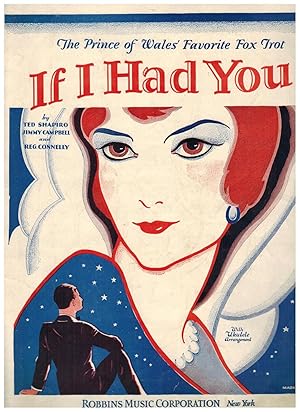 Bild des Verkufers fr IF I HAD YOU (Sheet Music) zum Verkauf von Jim Hodgson Books