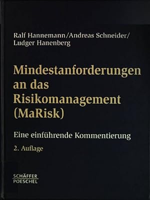 Bild des Verkufers fr Mindestanforderungen an das Risikomanagement (MaRisk): eine einfhrende Kommentierung zum Verkauf von books4less (Versandantiquariat Petra Gros GmbH & Co. KG)
