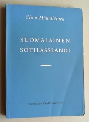 Imagen del vendedor de Suomalainen sotilasslangi. Ensimminen osa. Sanasto. a la venta por Antiquariat Sander