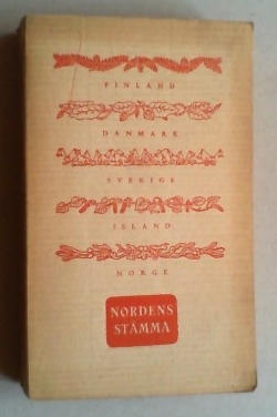 Nordens stämma. Samling av nordiska dikter för skola och hem. (9. upplagan).