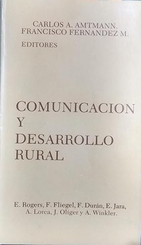 Comunicación y desarrollo rural