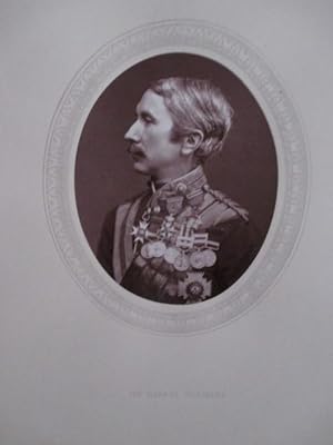 Sir Henry Garnet Wolseley, K.C.B., G.C.M.G.Oval Photographic Portrait Mounted on Original Card Leaf.