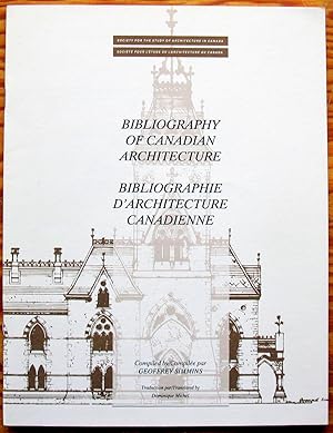 Seller image for Bibliography of Canadian Architecture for sale by Ken Jackson