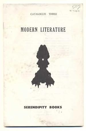 Serendipity Books Catalogue Three: Modern Literature