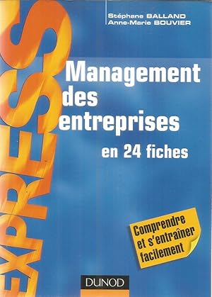 Management des entreprises en 24 fiches