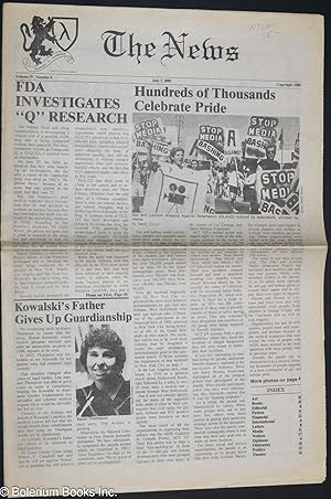 The News: vol. 4, #8, July 7, 1989; Hundreds of Thousands Celebrate Pride