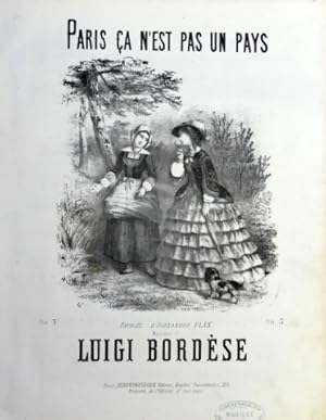 Seller image for Paris a n`est pas un pays. Paroles d`Alexandre Flan for sale by Paul van Kuik Antiquarian Music