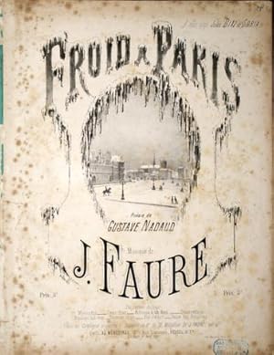 Froid à Paris. Poésie de Gustave Nadaud