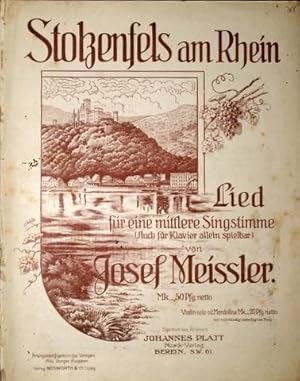 Seller image for Stolzenfels am Rhein. Lied fr eine mittlere Stimme [mit Klavier] for sale by Paul van Kuik Antiquarian Music