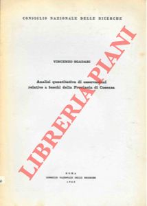 Analisi quantitativa di osservazioni relative a boschi della Provincia di Cosenza.