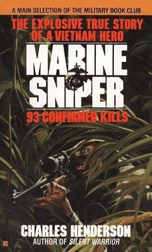 Imagen del vendedor de Marine Sniper: 93 Confirmed Kills. a la venta por Die Wortfreunde - Antiquariat Wirthwein Matthias Wirthwein