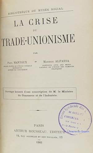 La crise du trade-unionisme