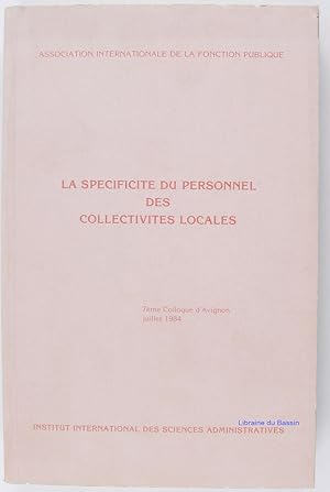 La spécificité du personnel des collectivités locales