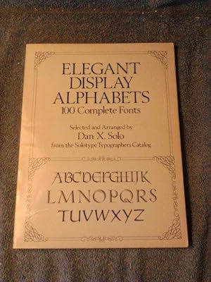 Elegant Display Alphabets (Lettering, Calligraphy, Typography)