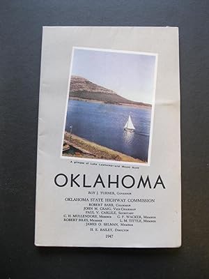 OKLAHOMA Highway Map 1947