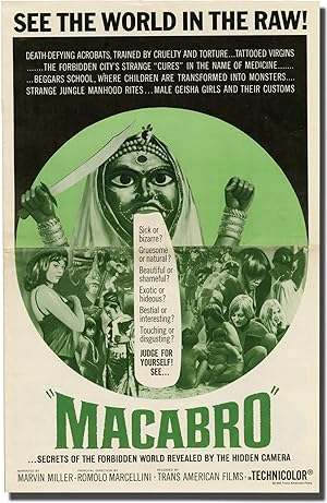 Macabro (Original pressbook for the 1966 film)