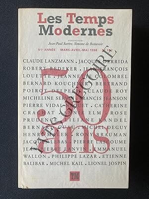 Seller image for LES TEMPS MODERNES-N587-MARS-AVRIL-MAI 1996-50 ANS for sale by Yves Grgoire