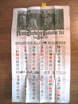 Immagine del venditore per Neuer Deutscher Kalender. Auf das gemeine Jahr 1914. Dem deutschen Volk gewidmet von Maximilian Liebenwein dem Maler und Christian Frank dem Schreiber. venduto da Augusta-Antiquariat GbR