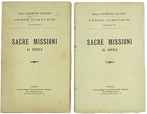 SACRE MISSIONI al popolo. Opere Complete, Volume II in 2 tomi.: