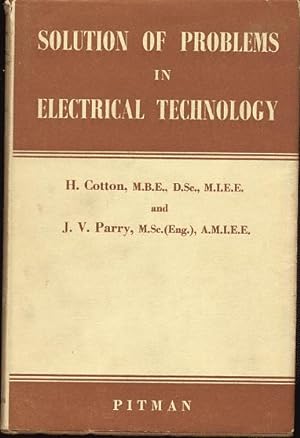 Seller image for Solution of problems in electrical technology for sale by L'ivre d'Histoires