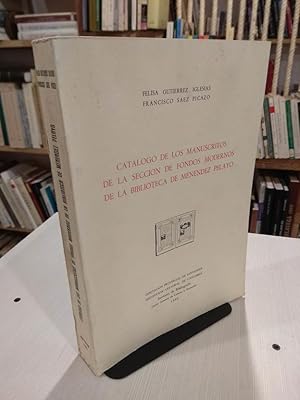 Immagine del venditore per Catalogo de los Manuscritos de la seccin de Fondos Modernos de la Biblioteca de Menendez Pelayo venduto da Libros Antuano