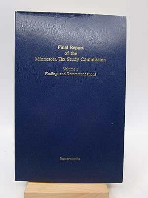 Final Report of the Minnesota Tax Study Commission Vol 1