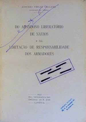 DO ABANDONO LIBERATÓRIO DE NAVIOS