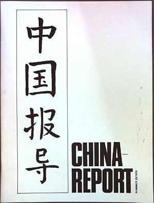 Bild des Verkufers fr China in der UNO und die interantionale Rechtsordnung; in: Nr. 29/1976 China Report; zum Verkauf von books4less (Versandantiquariat Petra Gros GmbH & Co. KG)