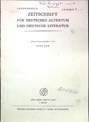 Seller image for Das Kremsmnsterer Osterspiel; Ein Fragment aus dem 14. Jahrhundert. Sonderdruck Zeitschrift fr deutsches Altertum und deutsche Literatur; CVIII. Band, Heft 1; for sale by books4less (Versandantiquariat Petra Gros GmbH & Co. KG)