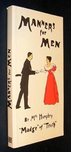 Seller image for MANNERS FOR MEN for sale by A Book for all Reasons, PBFA & ibooknet