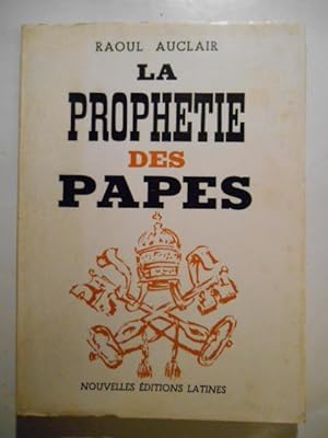 Seller image for La Prophtie des Papes. for sale by Arca librairie