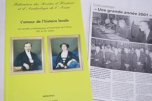 Image du vendeur pour L'AMOUR DE L'HISTOIRE LOCALE MEMOIRES TOME XLV mis en vente par Librairie RAIMOND