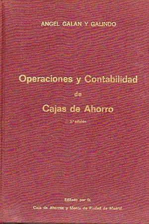 Image du vendeur pour OPERACIONES Y CONTABILIDAD DE CAJAS DE AHORRO. 2 ed. mis en vente par angeles sancha libros