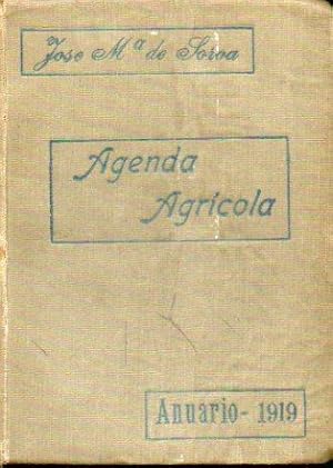 Bild des Verkufers fr AGENDA AGRCOLA. Anuario 1919. 5 ed., considerablemente aumentada. zum Verkauf von angeles sancha libros