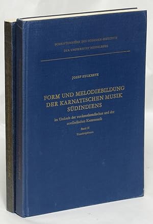 Form und Melodiebildung der karnatischen Musik Sudindiens im Umkreis der vorderorientalischen und...