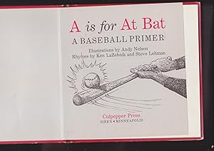 Bild des Verkufers fr A is for At Bat A Baseball Primer zum Verkauf von Meir Turner