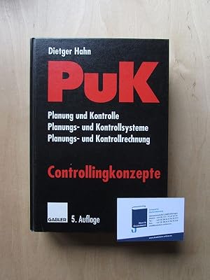 Bild des Verkufers fr PuK - Controllingkonzepte - Planung und Kontrolle, Planungs- und Kontrollsysteme, Planungs- und Kontrollrechnung zum Verkauf von Bookstore-Online