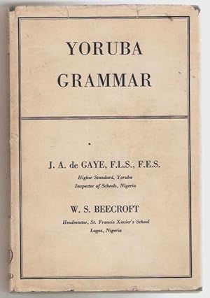 Imagen del vendedor de Yoruba grammar. a la venta por Rometti Vincent