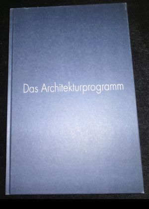 Seller image for Das Architekturprogramm for sale by ANTIQUARIAT Franke BRUDDENBOOKS